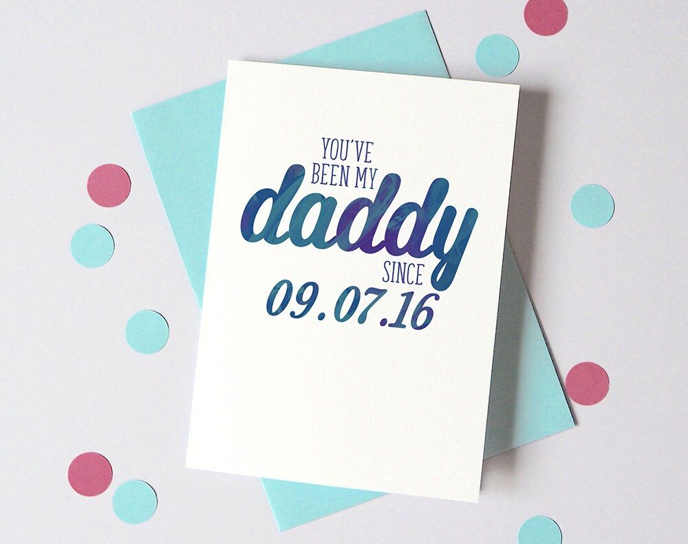 Daddy Father's Day Card, Father's Day UK, Dad Birthday Card, Birthday card for Grandad, Card for dad, Personalised Father's Day Card