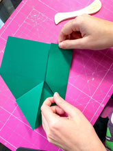 Load image into Gallery viewer, Wife &amp; Best Friend Birthday Card, Origami Heart Photo Card, 30th, 40th, 50th, Any Birthday, Personalised Large Handmade Keepsake Gift