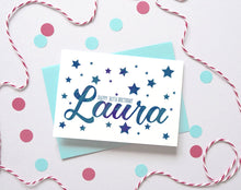 Load image into Gallery viewer, Stars Birthday Card