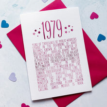 Load image into Gallery viewer, 1979 Birthday Card