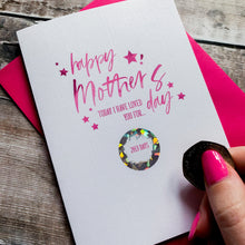 Load image into Gallery viewer, Personalised Scratch Off Mother&#39;s Day I&#39;ve Loved You Days Card