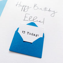 Load image into Gallery viewer, 13th Birthday Card