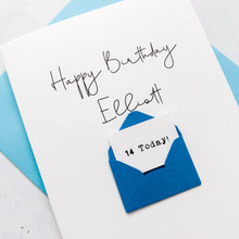 Load image into Gallery viewer, 14th Birthday Card