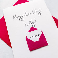 Load image into Gallery viewer, 5th Birthday Card