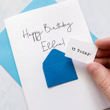 Load image into Gallery viewer, 13th Birthday Card