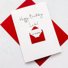 Load image into Gallery viewer, 21st Birthday Card