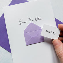 Load image into Gallery viewer, Save The Date Wedding Card