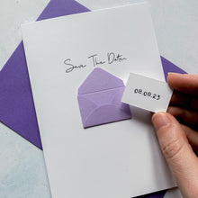 Load image into Gallery viewer, Save The Date Wedding Card