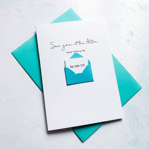 Altar Wedding Card