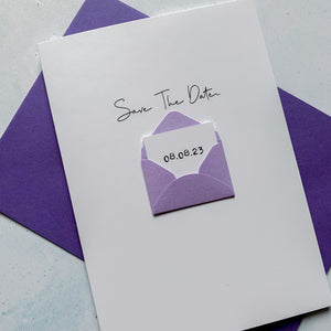 Save The Date Wedding Card