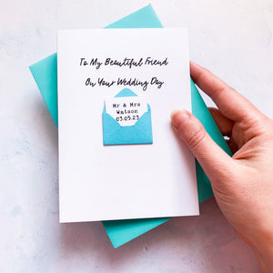 To My Friend on your Wedding Day Card