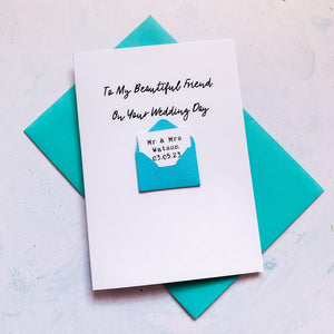 To My Friend on your Wedding Day Card