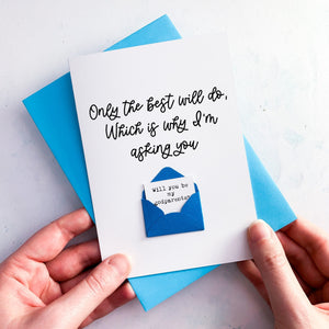 Only The Best Godparents Proposal Card, Proposal, God parents proposal Card, Be my Godmother card, be my godfather, Godmother proposal