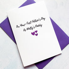 Load image into Gallery viewer, First Father&#39;s Day Card