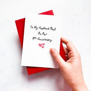 On Our Anniversary Card