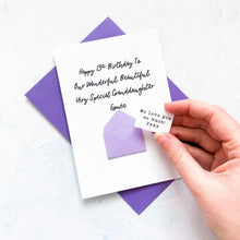 Load image into Gallery viewer, Our Very Special Granddaughter Birthday Card