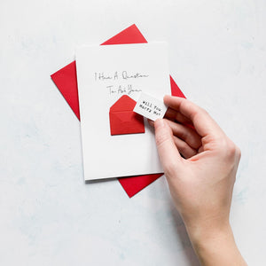 Marry Me Proposal Card, Will you marry me, Proposal card, Marry me card, proposal card, card for girlfriend, card for fiancee, Be my wife
