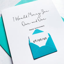 Load image into Gallery viewer, Marry You Over Anniversary Card