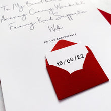 Load image into Gallery viewer, To My Beautiful Wife Anniversary Card