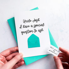 Load image into Gallery viewer, Be My Godfather Proposal Card, Godparents Proposal, God parents proposal Card, Be my Godmother card, be my godfather, Godfather proposal