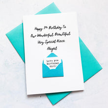 Load image into Gallery viewer, Our Very Special Niece Birthday Card, Niece Birthday Card, Female Birthday Card, Birthday card for her, Personalised Card, For Her