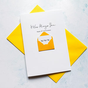 Always You 13th Anniversary Card, Husband Anniversary Card, Boyfriend Anniversary Card, Anniversary card for Wife, Special Date Personalised