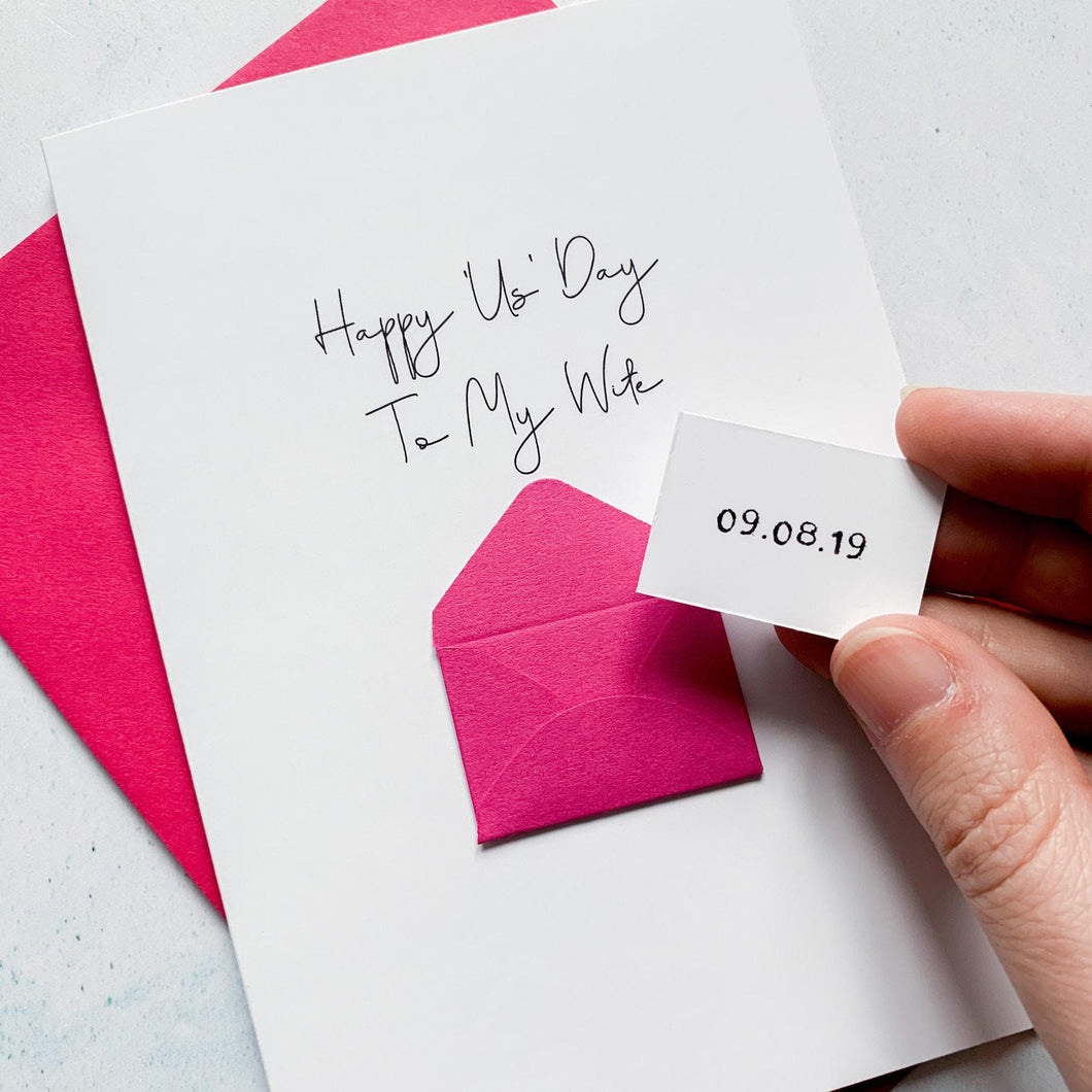 Happy Us Day Anniversary Card