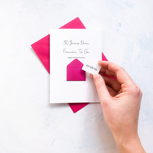 30 Years Down 30th Anniversary Card