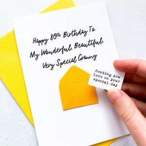 Very Special Granny Birthday Card, Granny Birthday Card, Female Birthday Card, Birthday card for her, Personalised Card, For Her