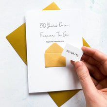 Load image into Gallery viewer, 50 Years Down 50th Anniversary Card