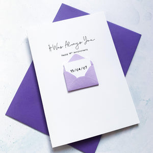 Always You 16th Anniversary Card