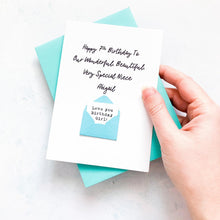 Load image into Gallery viewer, Our Very Special Niece Birthday Card, Niece Birthday Card, Female Birthday Card, Birthday card for her, Personalised Card, For Her