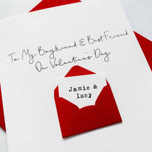 Boyfriend and Best Friend Valentine&#39;s Day Card, Husband Valentine&#39;s Card, Boyfriend Valentine&#39;s Card, Valentine&#39;s Day card for Wife