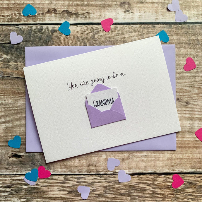 Personalised Baby Reveal Announcement Card – Personalised Pregnancy announcement Card – Card for baby – announcement card for grandparent