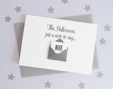 Load image into Gallery viewer, Personalised Halloween Card, Handmade Halloween Card, Card For Husband, Card For Wife, Halloween Invite, Halloween Cards, Cute, Funny Card