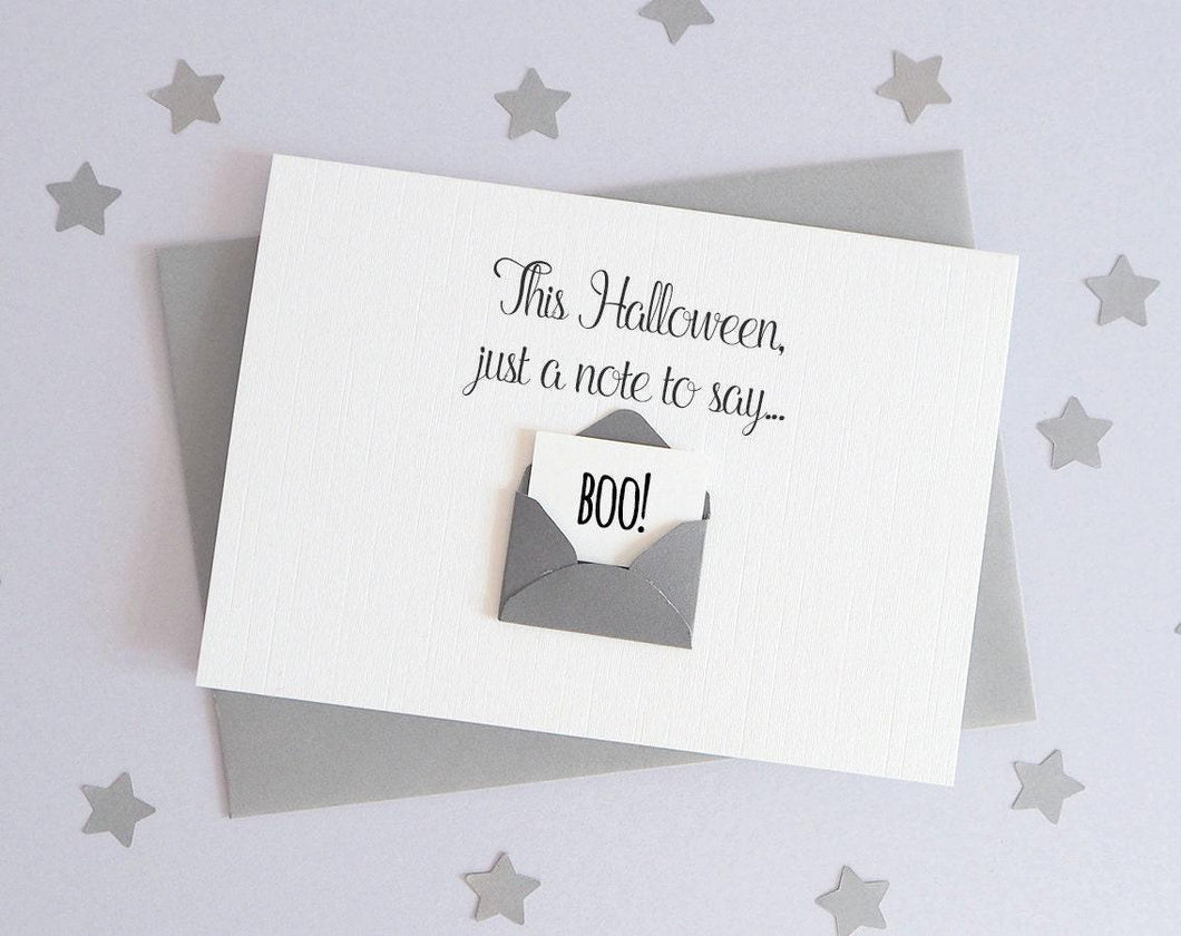 Personalised Halloween Card, Handmade Halloween Card, Card For Husband, Card For Wife, Halloween Invite, Halloween Cards, Cute, Funny Card