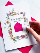 Load image into Gallery viewer, Always You  Floral Anniversary Card, Husband Anniversary Card, Boyfriend Anniversary Card, Card for Wife, Special Date, Personalised, Large
