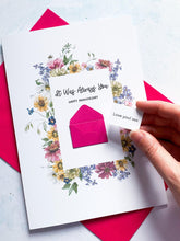 Load image into Gallery viewer, Always You  Floral Anniversary Card, Husband Anniversary Card, Boyfriend Anniversary Card, Card for Wife, Special Date, Personalised, Large