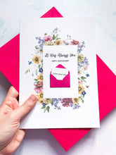 Load image into Gallery viewer, Always You  Floral Anniversary Card, Husband Anniversary Card, Boyfriend Anniversary Card, Card for Wife, Special Date, Personalised, Large