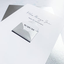 Load image into Gallery viewer, Always You 25th Anniversary Card, Husband Anniversary Card, Boyfriend Anniversary Card, Anniversary card for Wife, Special Date Personalised