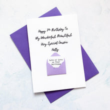 Load image into Gallery viewer, My Very Special Cousin Birthday Card, Cousin Birthday Card, Female Birthday Card, Birthday card for her, Personalised Card, For Her