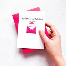 Load image into Gallery viewer, Girlfriend and Best Friend Birthday Card, Girlfriend Birthday Card, Partner Birthday Card, Birthday card for Girlfriend, Special Age Card