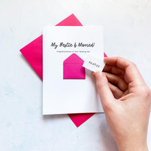 Load image into Gallery viewer, My Bestie Is Married Wedding Day Card, Card For her, On your wedding day, Congratulations Card, Personalised Wedding Card, Card for bride