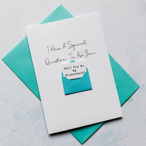 Be My Bridesmaid Proposal Card, Special Question, Maid of Honour Proposal, Bridesmaid proposal Card, Be My Bridesmaid