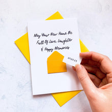 Load image into Gallery viewer, New Home, New Memories Card, Personalised New Home Card, 1st Home Card, First Home Card, Congratulations Card, on your new home