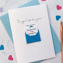 Load image into Gallery viewer, New Baby Card, Congratulations Card, New Baby Girl Card, New Baby Boy Card, New Baby Card, Personalised, New Baby Gift, Baby girl card