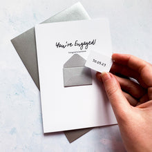 Load image into Gallery viewer, You&#39;re Engaged Congratulations card, Engagement card, Congratulations on your engagement, card for couple, on your engagement