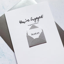 Load image into Gallery viewer, You&#39;re Engaged Congratulations card, Engagement card, Congratulations on your engagement, card for couple, on your engagement