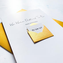 Load image into Gallery viewer, Destined To Be Anniversary Card, Husband Anniversary Card, Boyfriend Anniversary Card, Anniversary card for Wife, Special Date