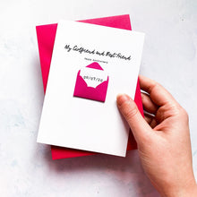 Load image into Gallery viewer, Best Friend Anniversary Card, Girlfriend Anniversary Card, Wife Anniversary card, Anniversary card for her, Personalised Anniversary Card